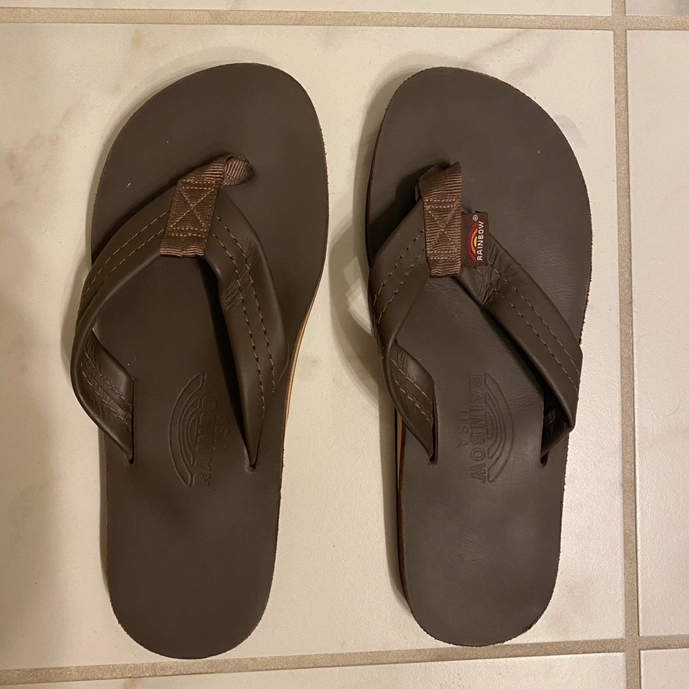 Men’s Rainbow Flip Flips